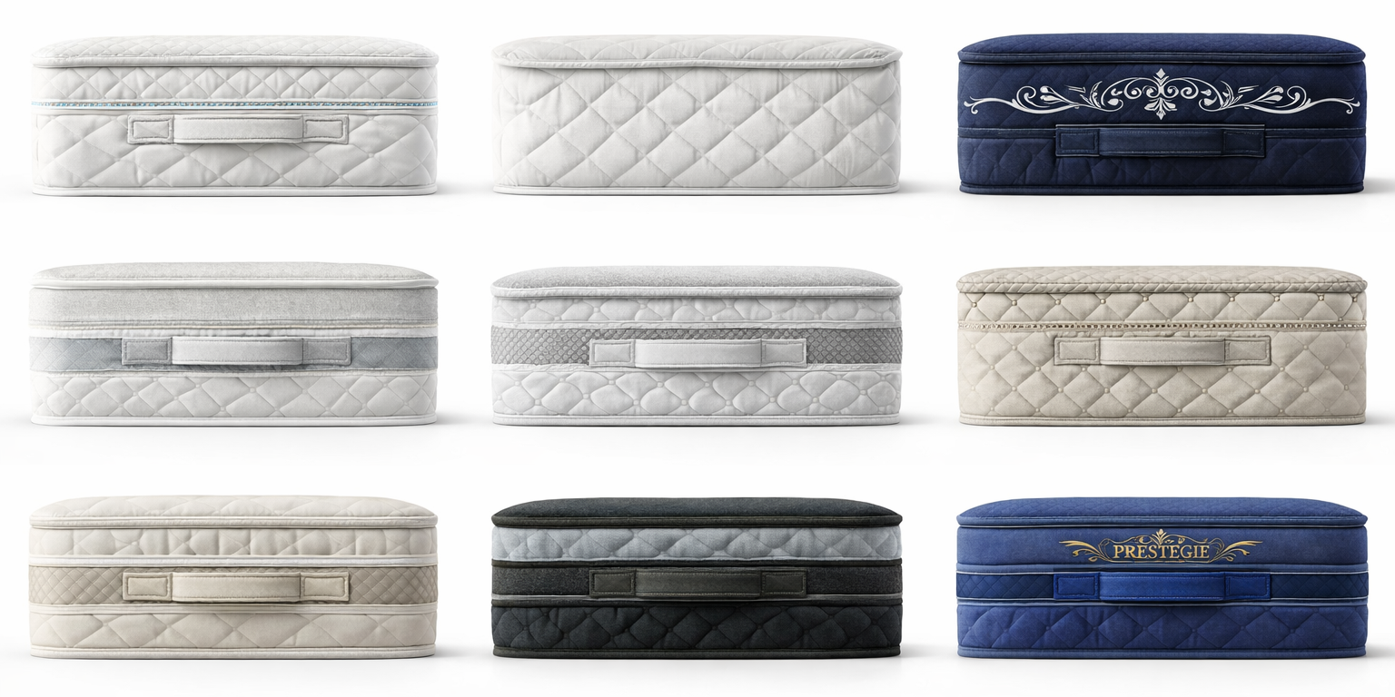 Bandes de matelas textiles Baudchon : pourtours matelassés et brodés haut de gamme